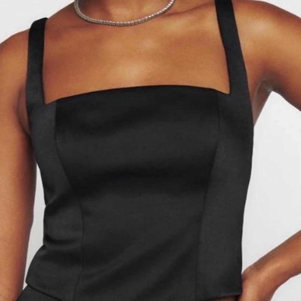 Abercrombie & Fitch Black Corset Top Size XS